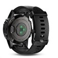 Garmin GPS chytré hodinky fenix5S Sapphire Gray Optic, Black band