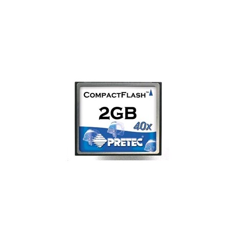 PRETEC CompactFlash Card 2GB Type I Industrial Series, SLC chips