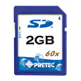 Pretec SecureDigital SD 2GB 60x HighSpeed (přenos až 9MB/s)
