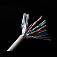Gembird FTP instalační kabel (lanko), cat. 5e, 7*0,18mm CCA 305m, šedý