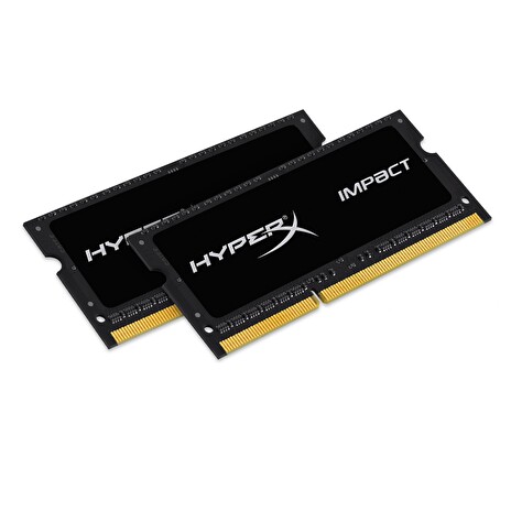 HyperX Impact 16GB (Kit 2x8GB) 1600MHz DDR3L CL9 SODIMM 1.35V, černý chladič