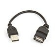 Gembird USB 2.0 kabel A-A prodlužovací 0.15m černý