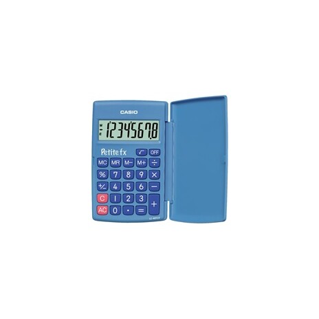 CASIO kalkulačka LC 401 LV BU - blue, školní kalkulátor