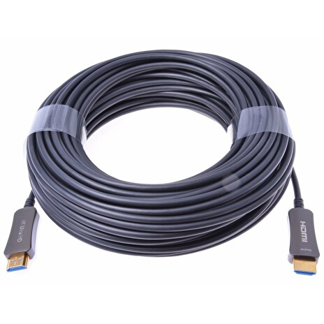 Kabel HDMI High Speed 4K@60Hz + Ethernet 10m, M/M, zlacené konektory