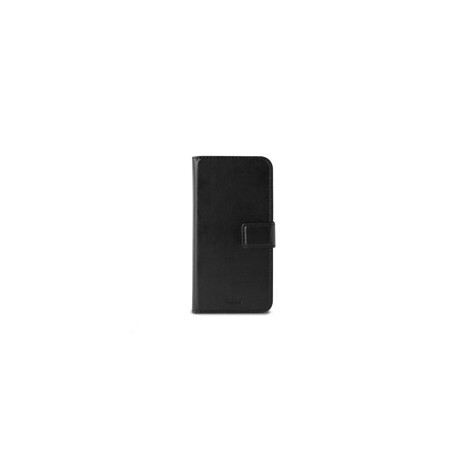 Puro flipové pouzdro s přihrádkou na kartu, funkcí stojanu a zadní kryt pro Huawei P20 Lite, černá